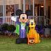Airblown Inflatable Vampire Mickey Mouse and Pluto