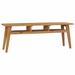 vidaXL TV Stand 47.2"x13.8"x17.7" Solid Wood Teak