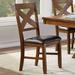 Acme Furniture Espresso Faux-leather Apollo Dining Chair (Set of 2)