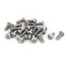 M4 x 10mm 304 Stainless Steel Torx Security Pan Head Screws Fasteners 25PCS - Silver Tone