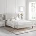 Itzayana Wingback Elegant Design Linen Upholstered Bed