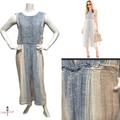 Free People Pants & Jumpsuits | Free People Moab Striped Jumpsuit Pants Romper Playsuit S Nwt New | Color: Blue/Cream | Size: S