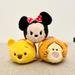 Disney Toys | Disney Winnie The Pooh, Minnie Mouse, Tiger Tsum Tsum | Color: Red/Yellow | Size: 3” Long X 2” Wide X 2” Tall