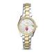 Women's Fossil Silver Indiana Hoosiers Personalized Scarlette Mini Two-Tone Stainless Steel Watch