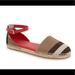 Burberry Shoes | Burberry Girls Espadrilles Ankle Strap Size 32 | Color: Black/Red | Size: 2g