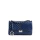 19V69 ITALIA Damen Womens Handbag V0116 Sauvage Blue Jeans Tasche Made in Italy, blau