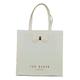 Ted Baker Alacon Plain Bow Large Icon Tote Shopper Bag in Ivory Cream