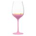 Nicolette Mayer Oro Bordeaux 2.25 oz. Crystal Red Wine Glass Crystal in Pink | 10 H x 3.5 W in | Wayfair OROBordeauxWineGlassPink