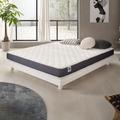 Matelas Ergolatex 80x190 Mousse Haute densité - Accueil Latex + hr - 7 zones Grand Confort - Blanc