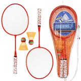 1 Paar Badmintonschläger mit Bäl...