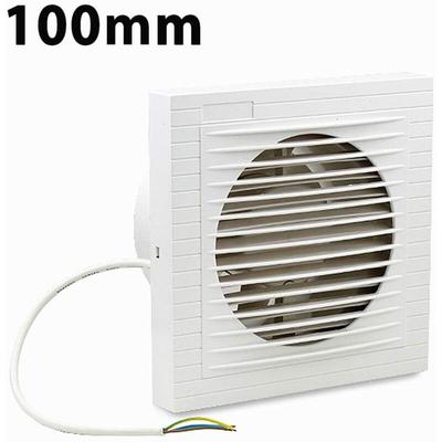 Badlüfter 100 mm/150mm Wandlüfter Ventilator Lüfter für Bad wc Küche Wandventilator Badezimmer Wand