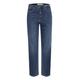 ICHI IHTWIGGY Raven Damen Jeans Denim Hose mit Stretch gerader Schnitt Crop Länge, Größe:32, Farbe:Medium Blue (19037)