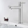 Robinet de cuisine pour évier chromé robinet d'eau froide filetage G1/2 256 robinets 1PC
