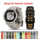 Bracelet en silicone souple pour montre intelligente Garmin Instinct remplacement du bracelet