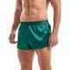 Sous-vêtements en Satin Boxer Sexy pour hommes slip de pyjama en soie lisse short ample fendu