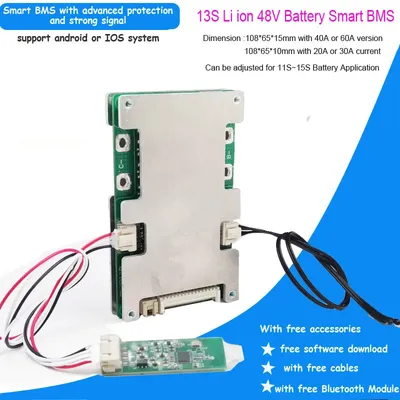 Carte de logiciel PCB pour batterie de vélo électrique ou batterie d'alimentation BMS intelligent