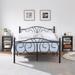 Taomika 3-pieces Classic Bedroom Set with Black Bed Frame and Nightstands