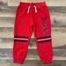 Disney Bottoms | Disney Jr. Red Mickey Jogger Sweatpants | Color: Black/Red | Size: 3tb