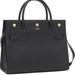 Burberry Bags | Burberry - Small Title Two-Handle Leather Bag | Color: Black | Size: 12 1/2”W X 10”H X 5 1/2”D