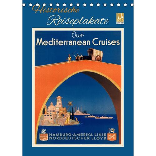 Historische Reiseplakate (Tischkalender 2023 DIN A5 hoch)