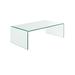 Waterfall Small Coffee Table - 17"H x 39"W x 17"D