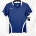 Nike Tops | Nike Dri-Fit Womens Navy Volleyball V Neck Jersey Size M, L | Color: Blue/White | Size: M