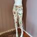 Disney Pants & Jumpsuits | Disney Alice Through The Looking Glass Floral Capri Pants Size 6 | Color: Orange/White | Size: 6