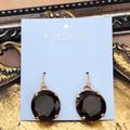 Kate Spade Jewelry | Kate Spade Shine On French Wire Crystal Earrings | Color: Black | Size: Os