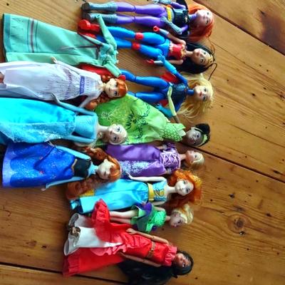 Disney Toys | Lot Of 11 Barbie Disney / Super Hero Barbies | Color: Pink | Size: Osg
