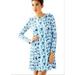 Lilly Pulitzer Dresses | Lilly Pulitzer Ophelia Let’s Get Trunky Dress | Color: Blue/White | Size: Xxs