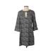 BCBGeneration Casual Dress - Mini: Black Marled Dresses - Women's Size Small