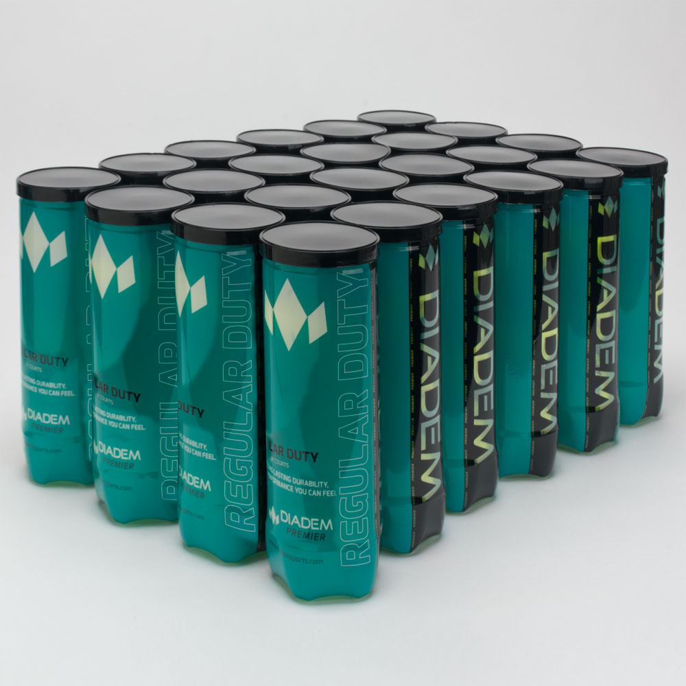 Diadem Premier Regular Duty Tennis Balls 24 Cans Tennis Balls - Diadem