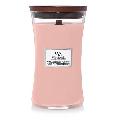 WoodWick Pressed Blooms & Patchouli Kerze Large Jar 623 g Image