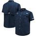 Men's Columbia Navy Dallas Cowboys Big & Tall PFG Bonehead Button-Up Shirt