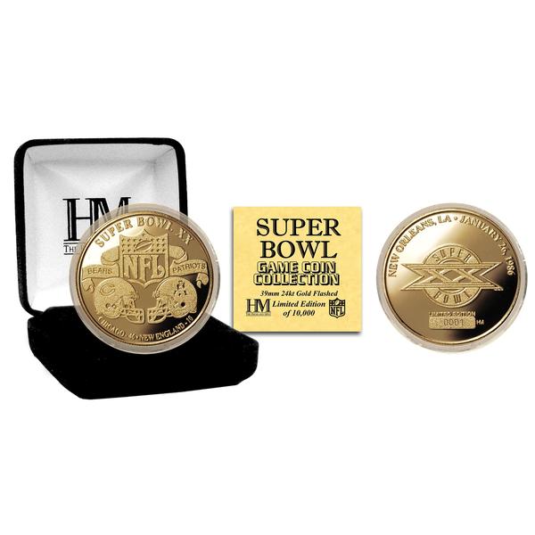 highland-mint-chicago-bears-super-bowl-xx-flip-coin/