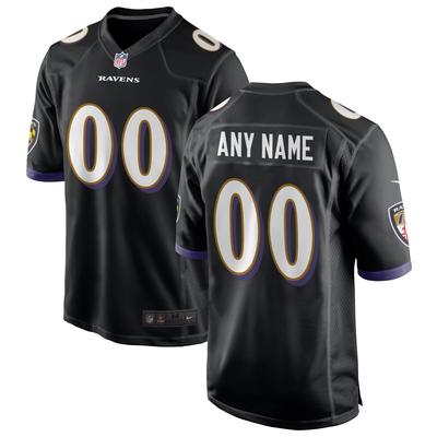 Baltimore Ravens Nike Game Ausweichtrikot - Schwarz - Personalisiert - Herren Image