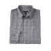 Men's Big & Tall KS Signature Wrinkle-Free Long-Sleeve Dress Shirt by KS Signature in Black Houndstooth (Size 20 35/6)