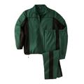 Men's Big & Tall Long Sleeve Colorblock Tracksuit by KingSize in Hunter Colorblock (Size 2XL)