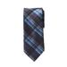 Men's Big & Tall KS Signature Extra Long Classic Plaid Tie by KS Signature in Blue Plaid Necktie