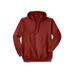 Men's Big & Tall Fleece Pullover Hoodie by KingSize in Mountain Red (Size 2XL)