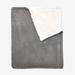 BH Studio Sherpa Microfleece Blanket by BH Studio in Charcoal (Size TWIN)