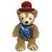 Disney Toys | Duffy Disney Parks Hidden Mickey Plush Usa Patriotic Stars Vest 12" Teddy Bear | Color: Blue/Tan | Size: 12''