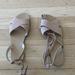 J. Crew Shoes | J.Crew Lace-Up Suede Sandals Sz 6 Nib | Color: Cream | Size: 6