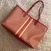 Tory Burch Bags | Final Sale Tory Burch Tile T Link Tote | Color: Red | Size: Os