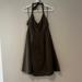 J. Crew Dresses | J Crew - Brown Tea Length Dress - Halter Top | Color: Brown | Size: 4