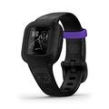 Garmin vívofit jr. 3 Marvel Black Panther – wasserdichter, digitaler Aktivitätstracker für Kinder ab 4 Jahren, großes 1,4 cm Display,Notfallkontakt,bis 1 Jahr Batterielaufzeit, Quiz (Generalüberholt)