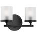 Mitzi Ryan 6 1/4" High Soft Black 2-Light Wall Sconce