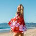 Red Barrel Studio® Beach Towel Polyester in Red/White | Wayfair 152C83B9C7D9478299501E2668905084