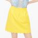 J. Crew Skirts | J.Crew Scalloped Hem Paper Bag Skirt Sz 0 | Color: Yellow | Size: 0