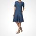 Victoria's Secret Dresses | New Victoria’s Secret Short Sleeve Dress S Nip | Color: Blue | Size: S